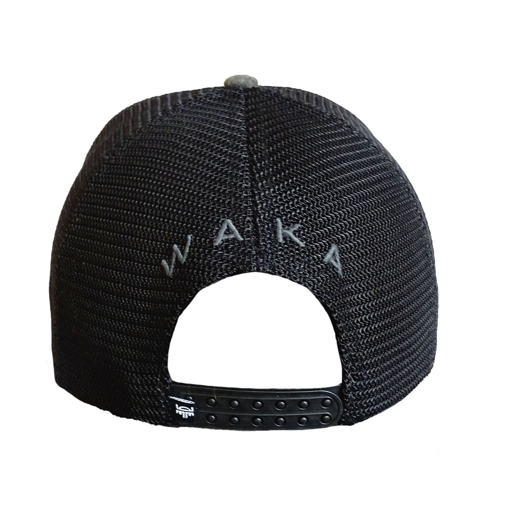 GORRA TRUCKER SNAPBACK MALLA TIKA GRIS WAKA