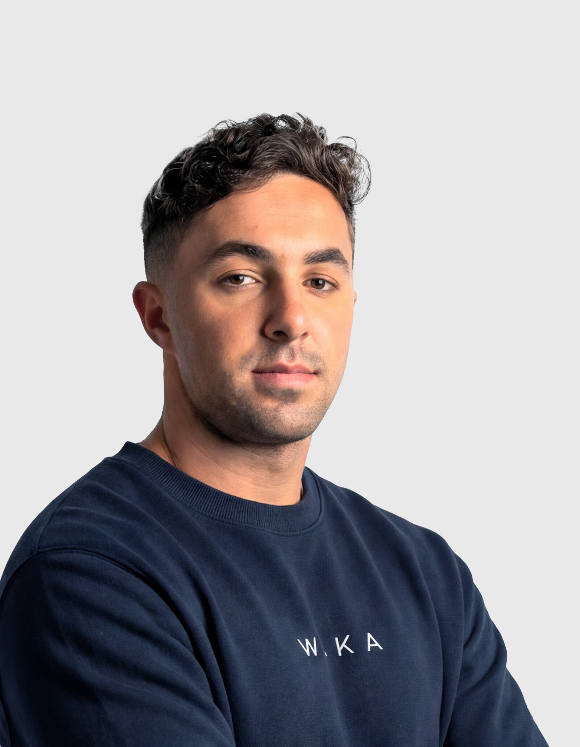 POLERON CREWNECK OVERSIZE HOMBRE TAPU REGULAR AZUL MARINO WAKA