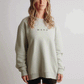 POLERON CREWNECK REGULAR MUJER TAPU GRIS WAKA