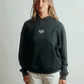 POLERON HOODIE OVERSIZE MUJER TOA CORTO NEGRO WAKA