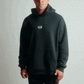 POLERON HOODIE OVERSIZE HOMBRE KAHA LARGO NEGRO WAKA