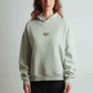 POLERON HOODIE OVERSIZE MUJER TOA CORTO GRIS WAKA