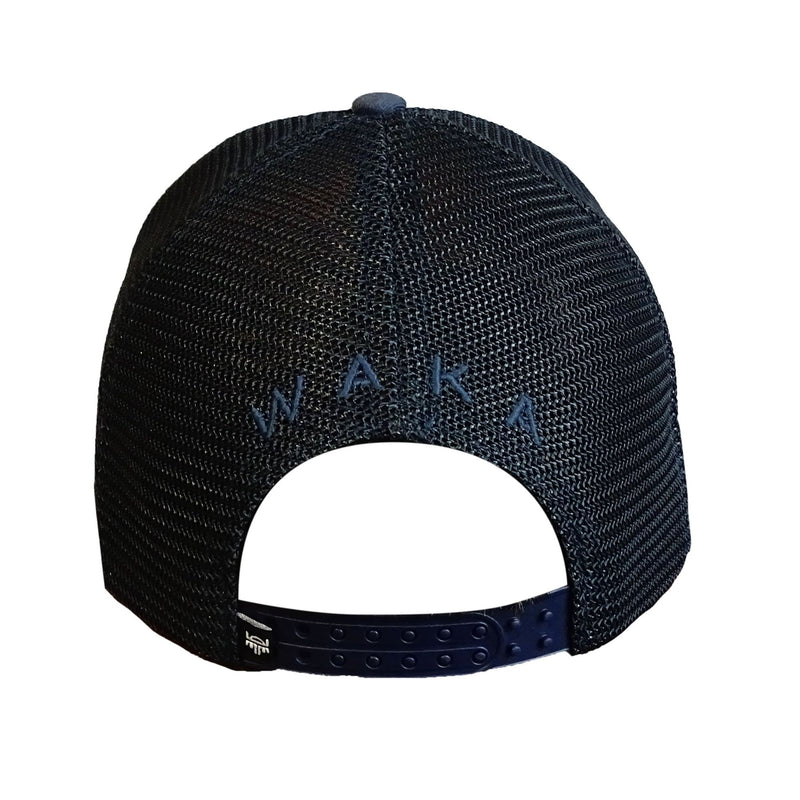 GORRA TRUCKER SNAPBACK MALLA TIKA AZUL WAKA