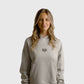 POLERON HOODIE OVERSIZE MUJER KAHA LARGO GRIS WAKA
