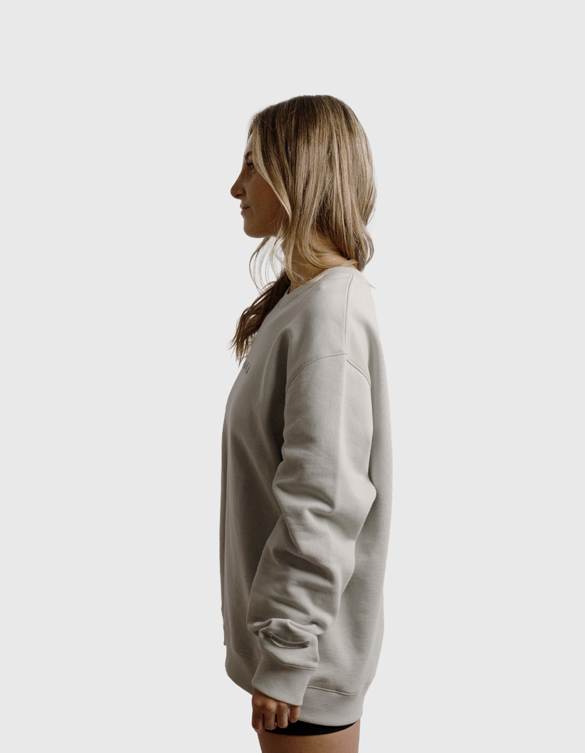 POLERON CREWNECK OVERSIZE MUJER TAPU REGULAR GRIS WAKA