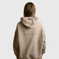 POLERON HOODIE OVERSIZE MUJER TOA CORTO BEIGE WAKA