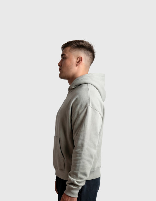 POLERON HOODIE OVERSIZE HOMBRE TOA CORTO GRIS WAKA