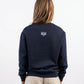 POLERON CREWNECK REGULAR MUJER TAPU AZUL MARINO WAKA