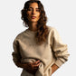 POLERON CREWNECK REGULAR MUJER TAPU BEIGE WAKA