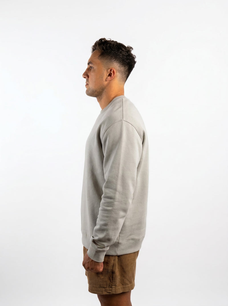 POLERON CREWNECK REGULAR HOMBRE TAPU GRIS WAKA
