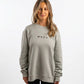 POLERON CREWNECK REGULAR MUJER TAPU GRIS WAKA