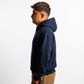 POLERON HOODIE OVERSIZE HOMBRE KAHA CORTO AZUL MARINO WAKA
