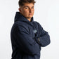 POLERON HOODIE OVERSIZE HOMBRE KAHA CORTO AZUL MARINO WAKA
