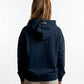 POLERON HOODIE OVERSIZE MUJER KAHA CORTO AZUL MARINO WAKA