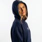 POLERON HOODIE OVERSIZE MUJER KAHA CORTO AZUL MARINO WAKA