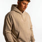 POLERON HOODIE OVERSIZE HOMBRE TOA CORTO BEIGE WAKA