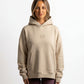 POLERON HOODIE OVERSIZE MUJER TOA CORTO BEIGE WAKA