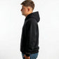 POLERON HOODIE OVERSIZE HOMBRE TOA CORTO NEGRO WAKA