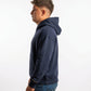 POLERON HOODIE OVERSIZE HOMBRE KAHA LARGO AZUL MARINO WAKA