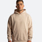 POLERON HOODIE OVERSIZE HOMBRE KAHA LARGO BEIGE WAKA