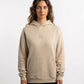 POLERON HOODIE OVERSIZE MUJER KAHA LARGO BEIGE WAKA
