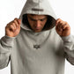 POLERON HOODIE OVERSIZE HOMBRE KAHA LARGO GRIS WAKA