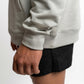 POLERON HOODIE OVERSIZE HOMBRE KAHA LARGO GRIS WAKA
