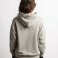POLERON HOODIE OVERSIZE MUJER KAHA LARGO GRIS WAKA