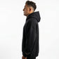 POLERON HOODIE OVERSIZE HOMBRE KAHA LARGO NEGRO WAKA