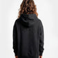 POLERON HOODIE OVERSIZE MUJER KAHA LARGO NEGRO WAKA
