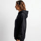 POLERON HOODIE OVERSIZE MUJER KAHA LARGO NEGRO WAKA