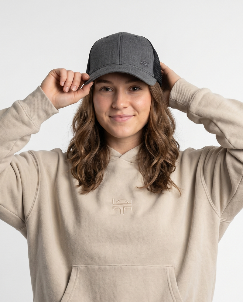 GORRA TRUCKER SNAPBACK MALLA TIKA GRIS WAKA